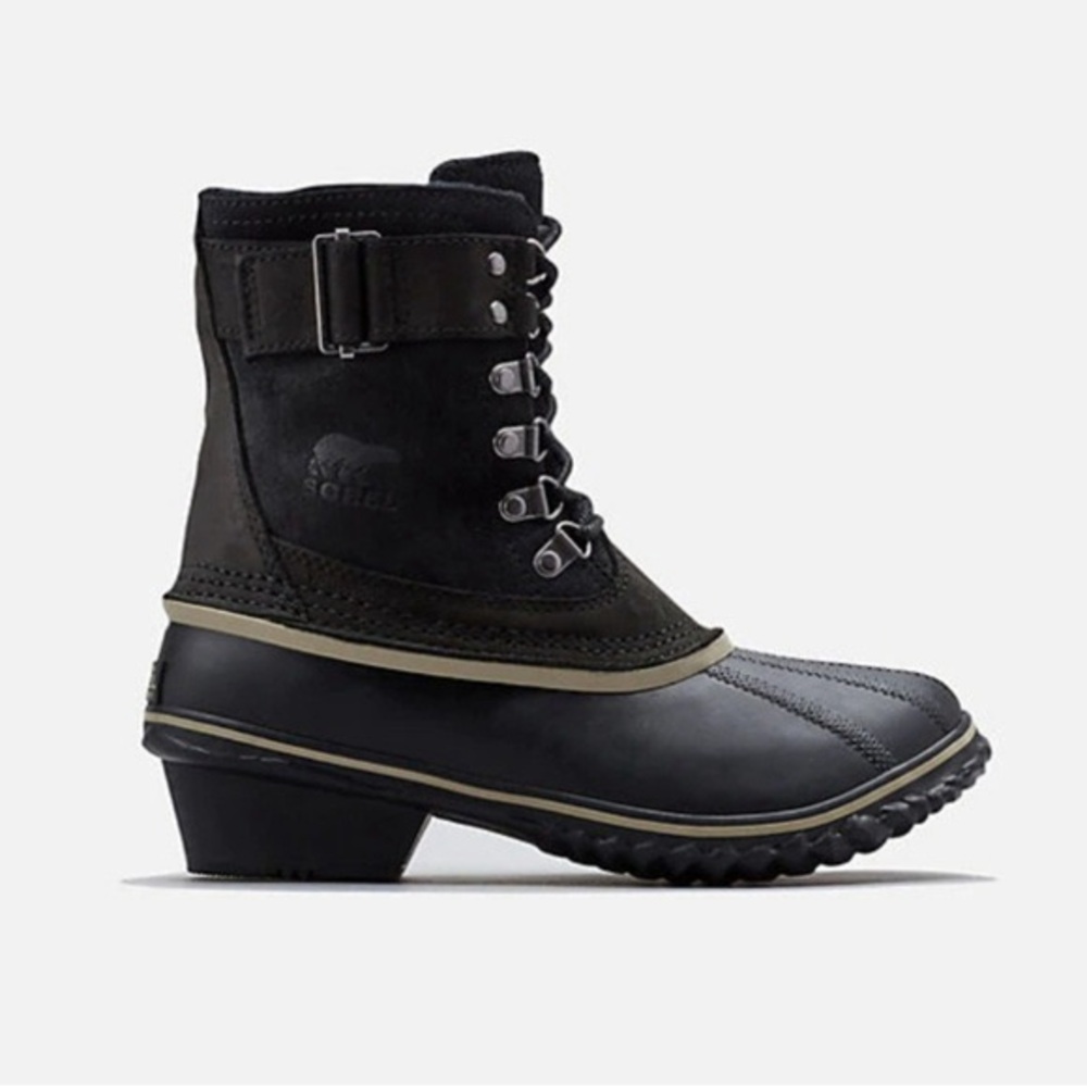 Sorel Sorel Women's Winter Fancy Lace II Boot Mid Calf Black Boots
